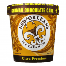 New Orleans Ice Cream - German Chocolate - 16oz Pint