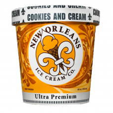 New Orleans Ice Cream - Cookies and Cream - 16oz Pint