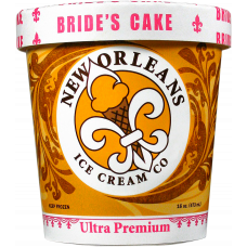 New Orleans Ice Cream - Bride's Cake - 16oz Pint